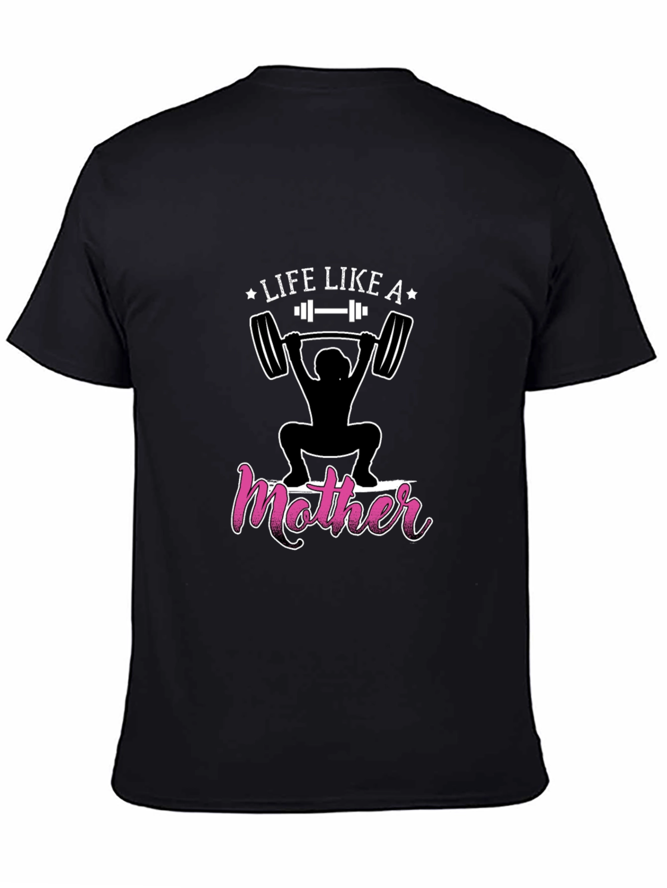 Life Like A Mother Black T-Shirt