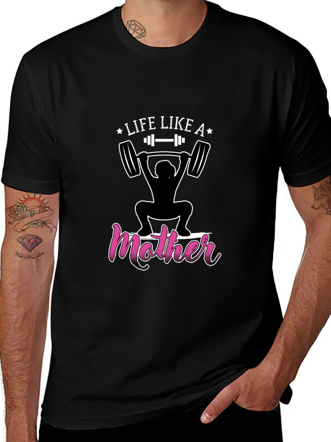 Life Like A Mother Black T-Shirt