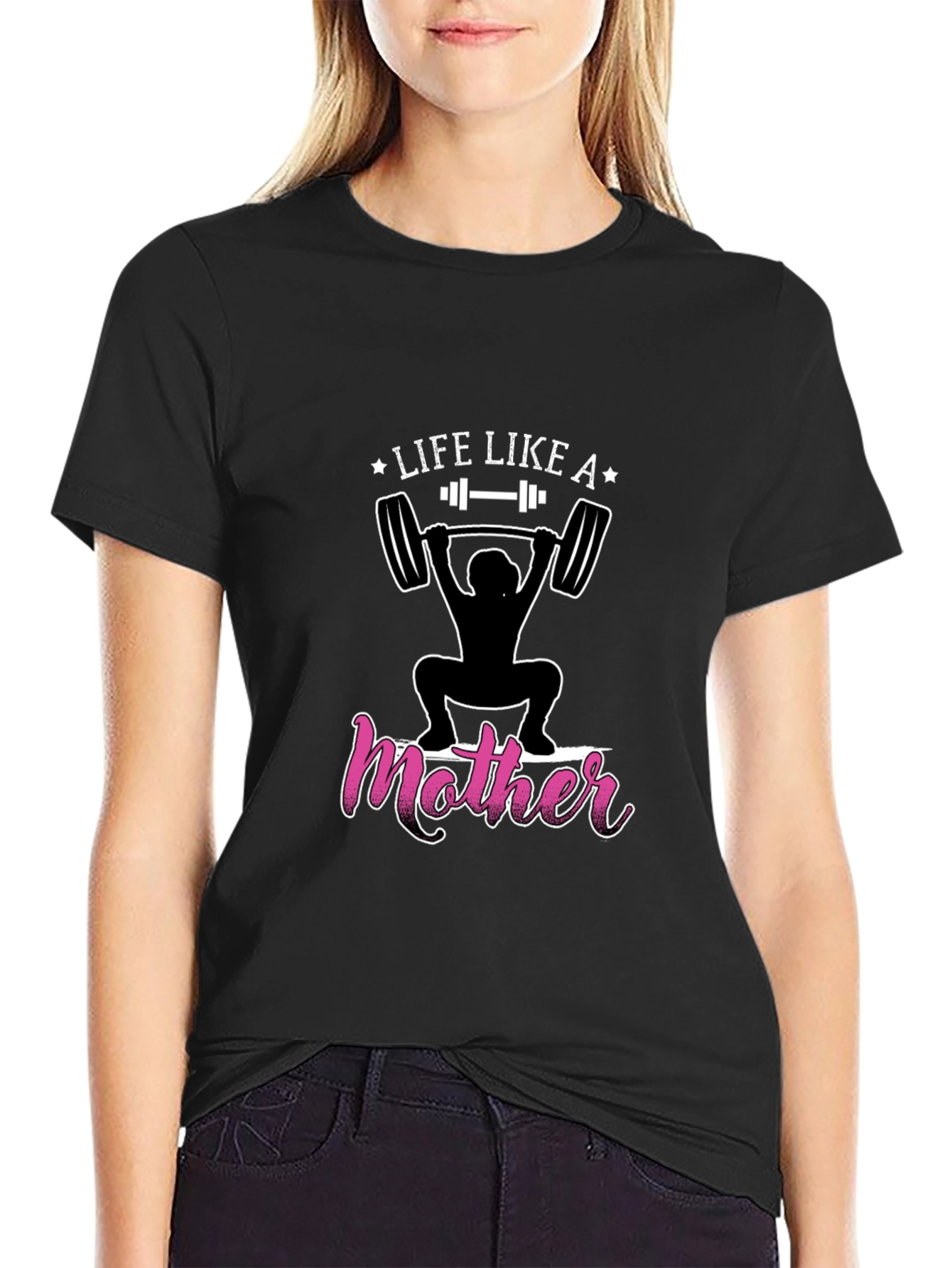 Life Like A Mother Black T-Shirt