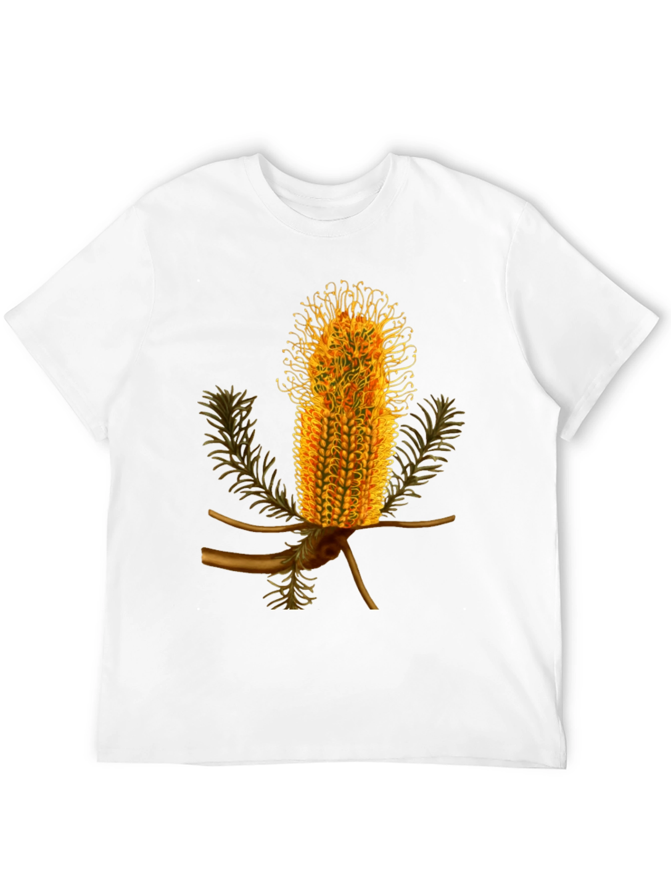 Banksia Flower Graphic Tee - Unique Nature Print