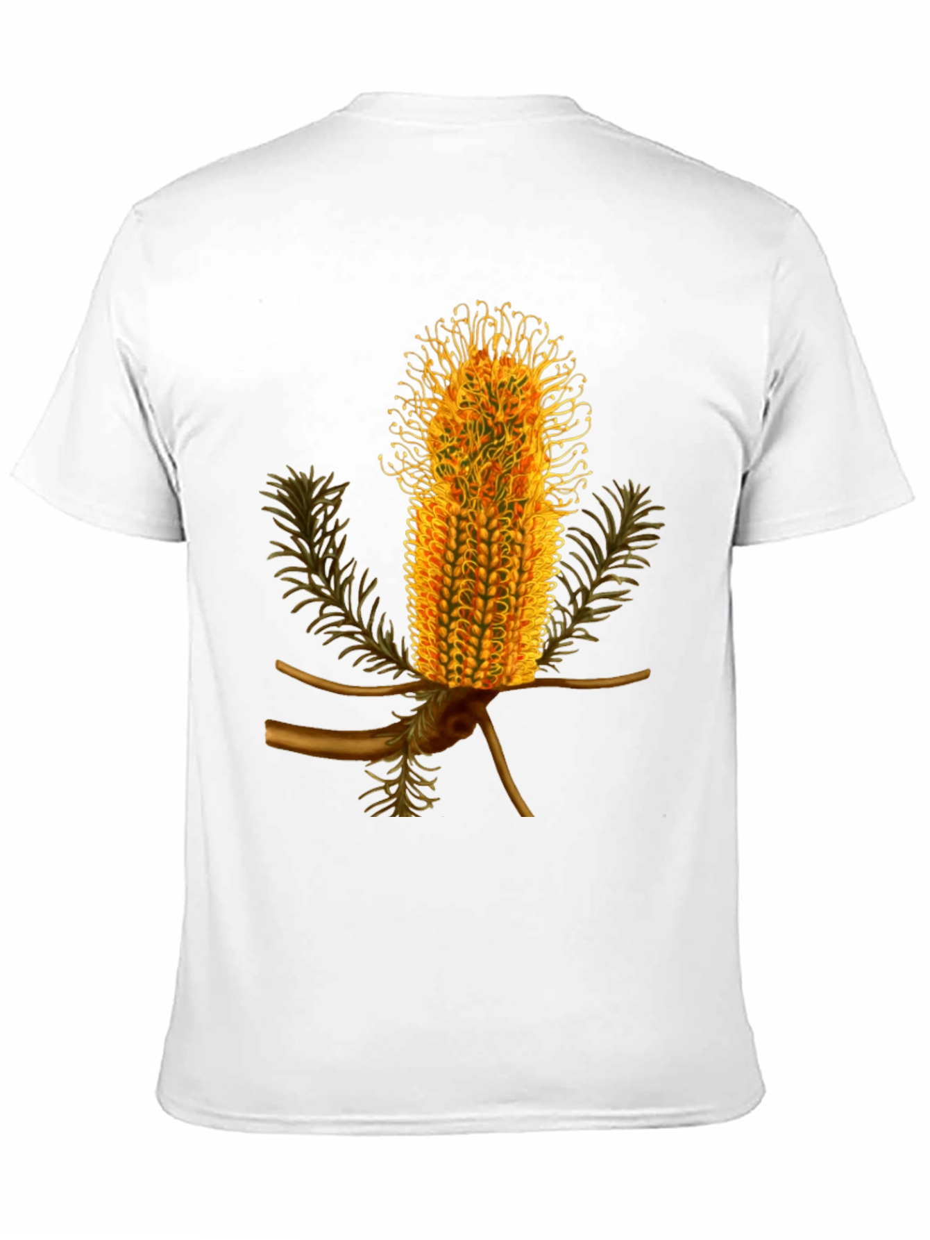 Banksia Flower Graphic Tee - Unique Nature Print
