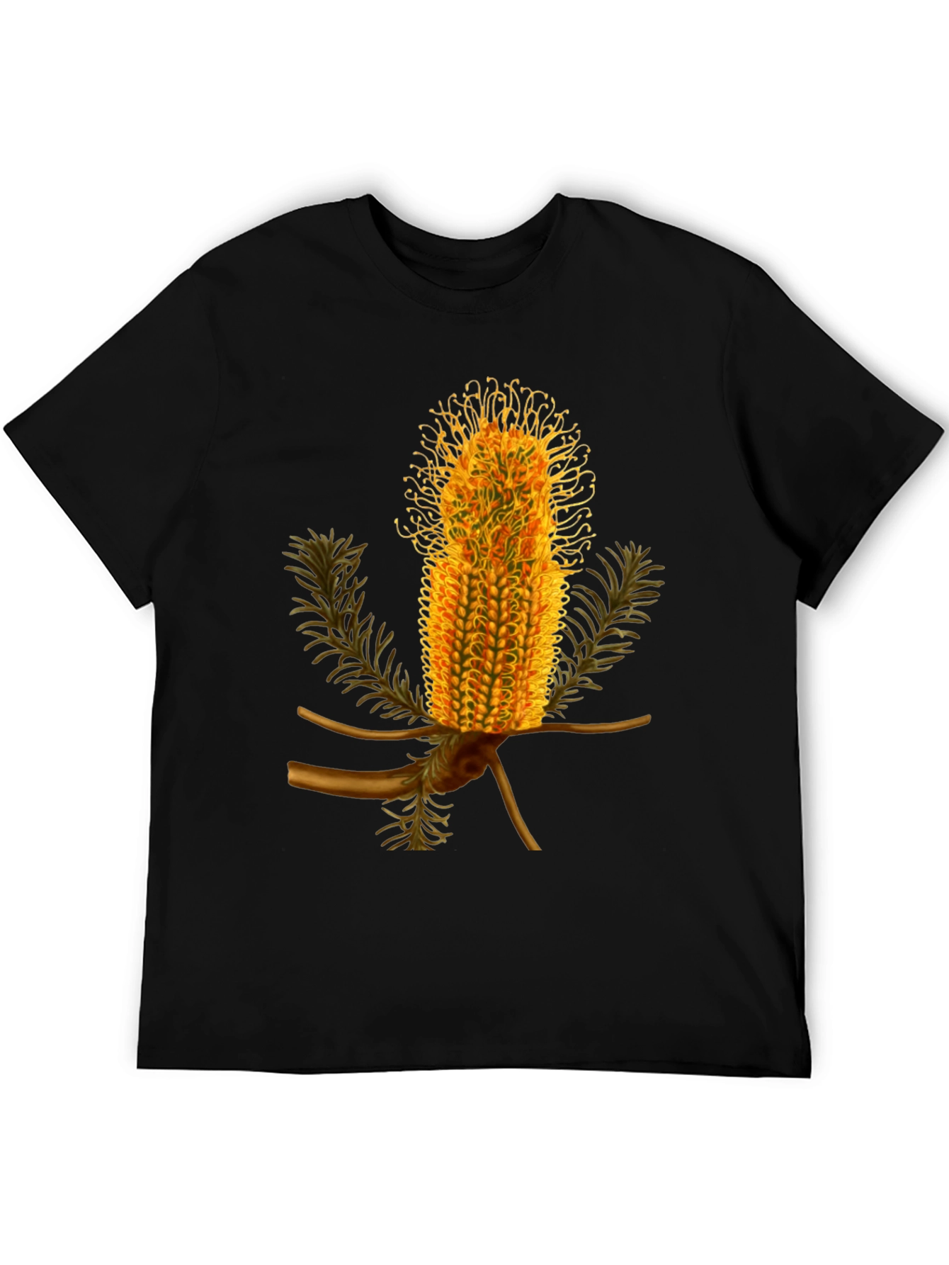 Banksia Flower Graphic Tee - Unique Nature Print