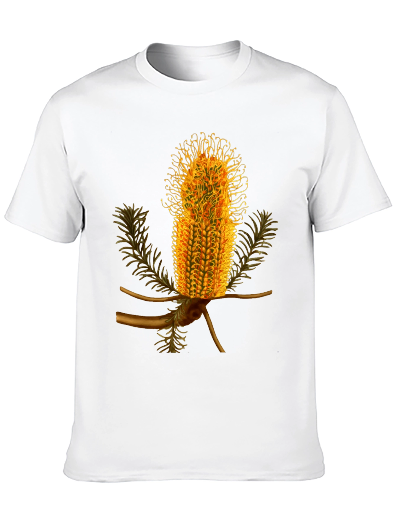 Banksia Flower Graphic Tee - Unique Nature Print