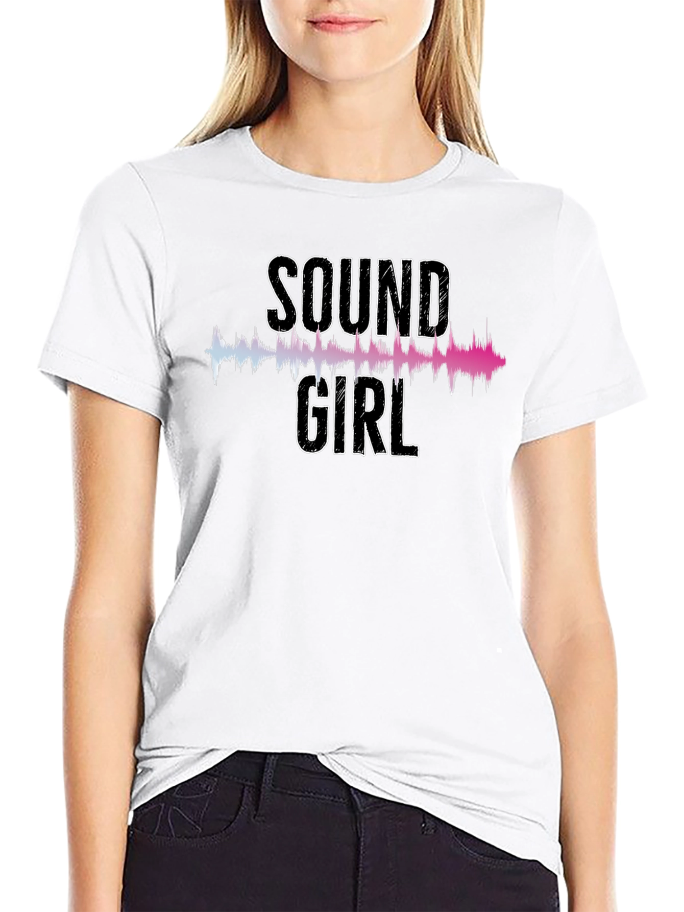 Sound Girl Graphic Tee - Audio Engineer T-Shirt