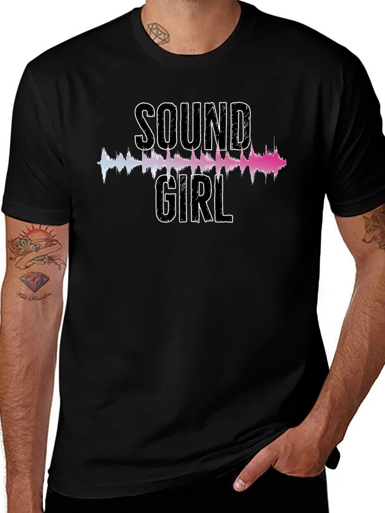 Sound Girl Graphic Tee - Audio Engineer T-Shirt