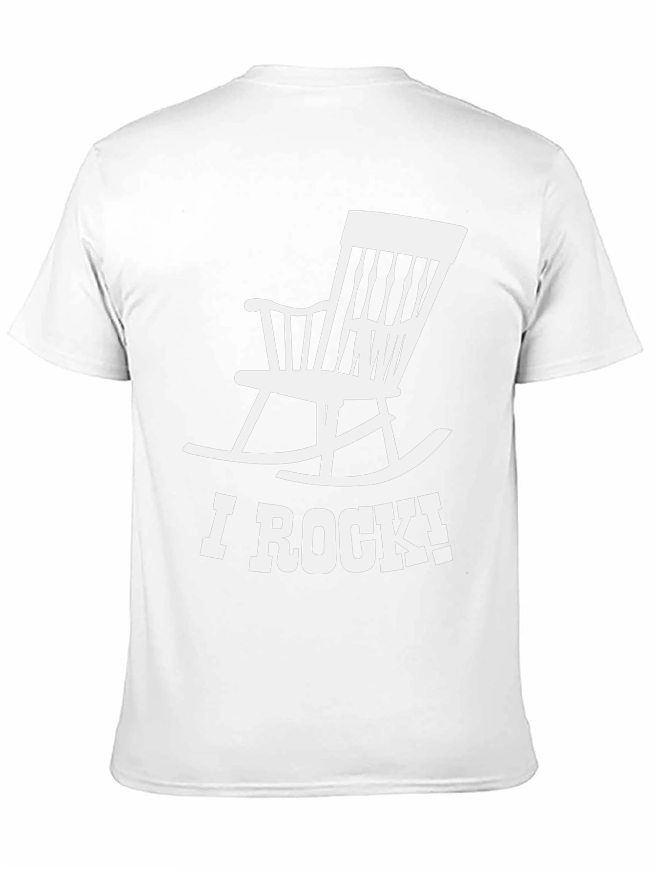 I Rock Rocking Chair Graphic Tee - Novelty T-Shirt