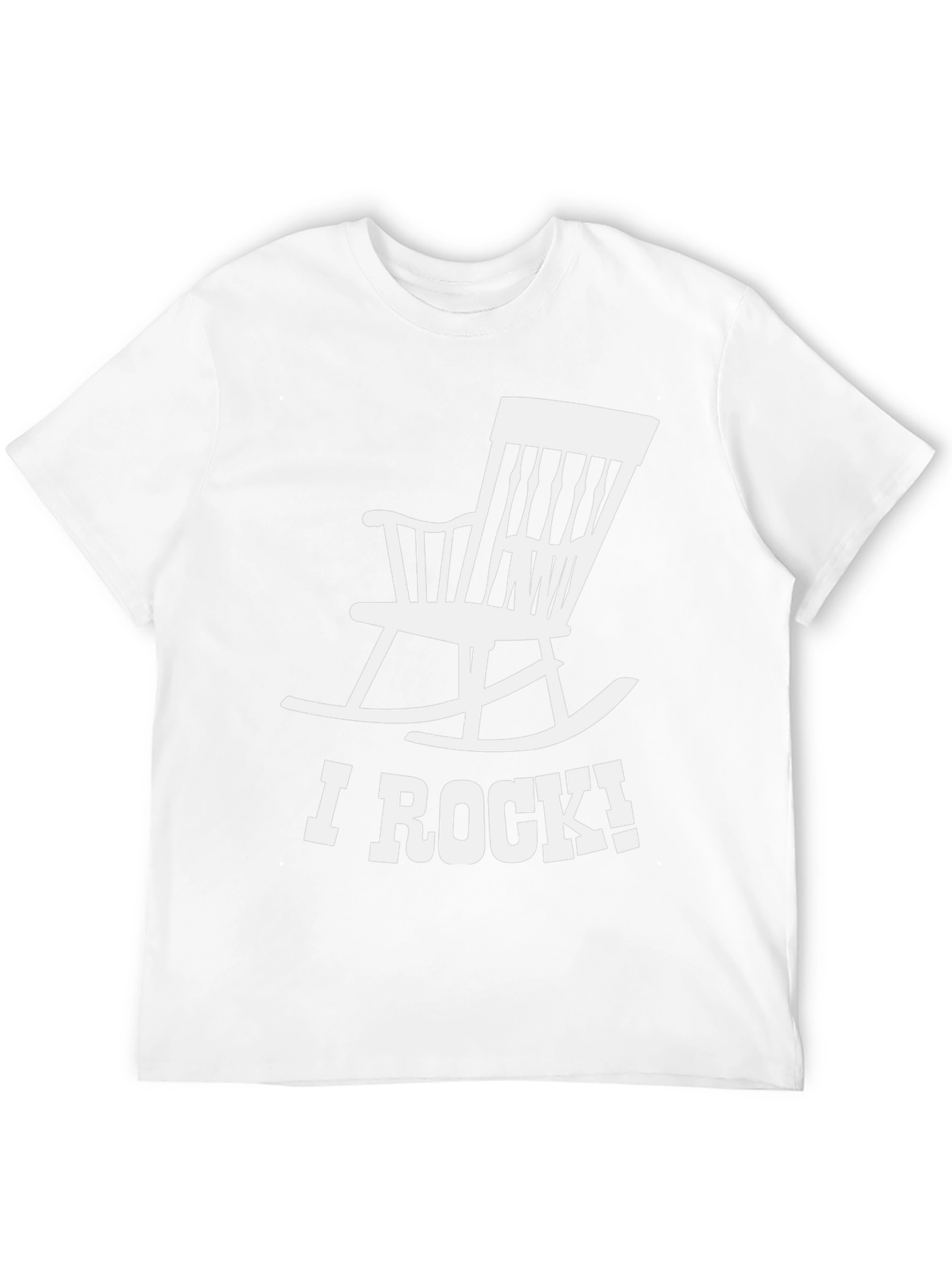 I Rock Rocking Chair Graphic Tee - Novelty T-Shirt