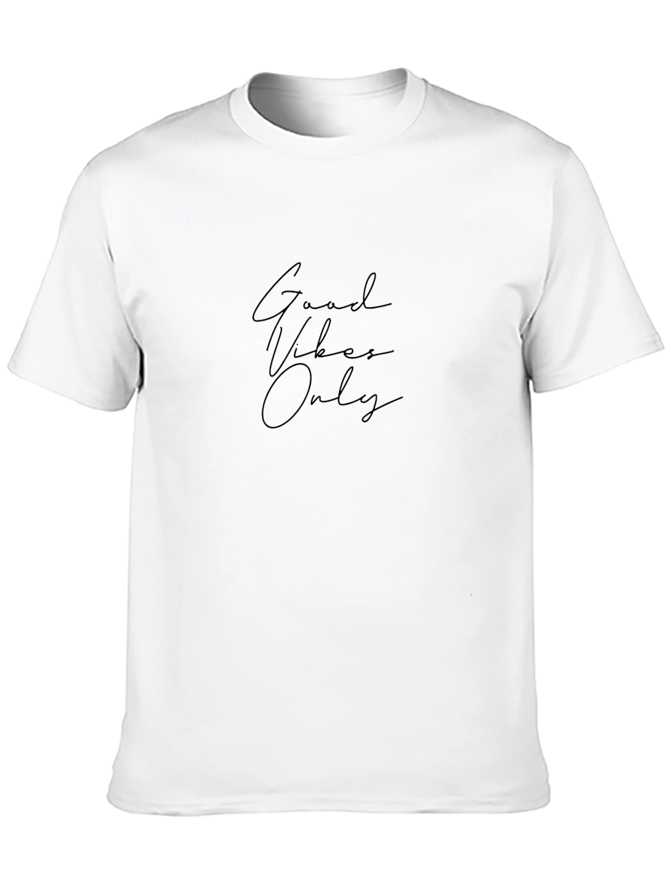 Good Vibes Only - Black Graphic Tee