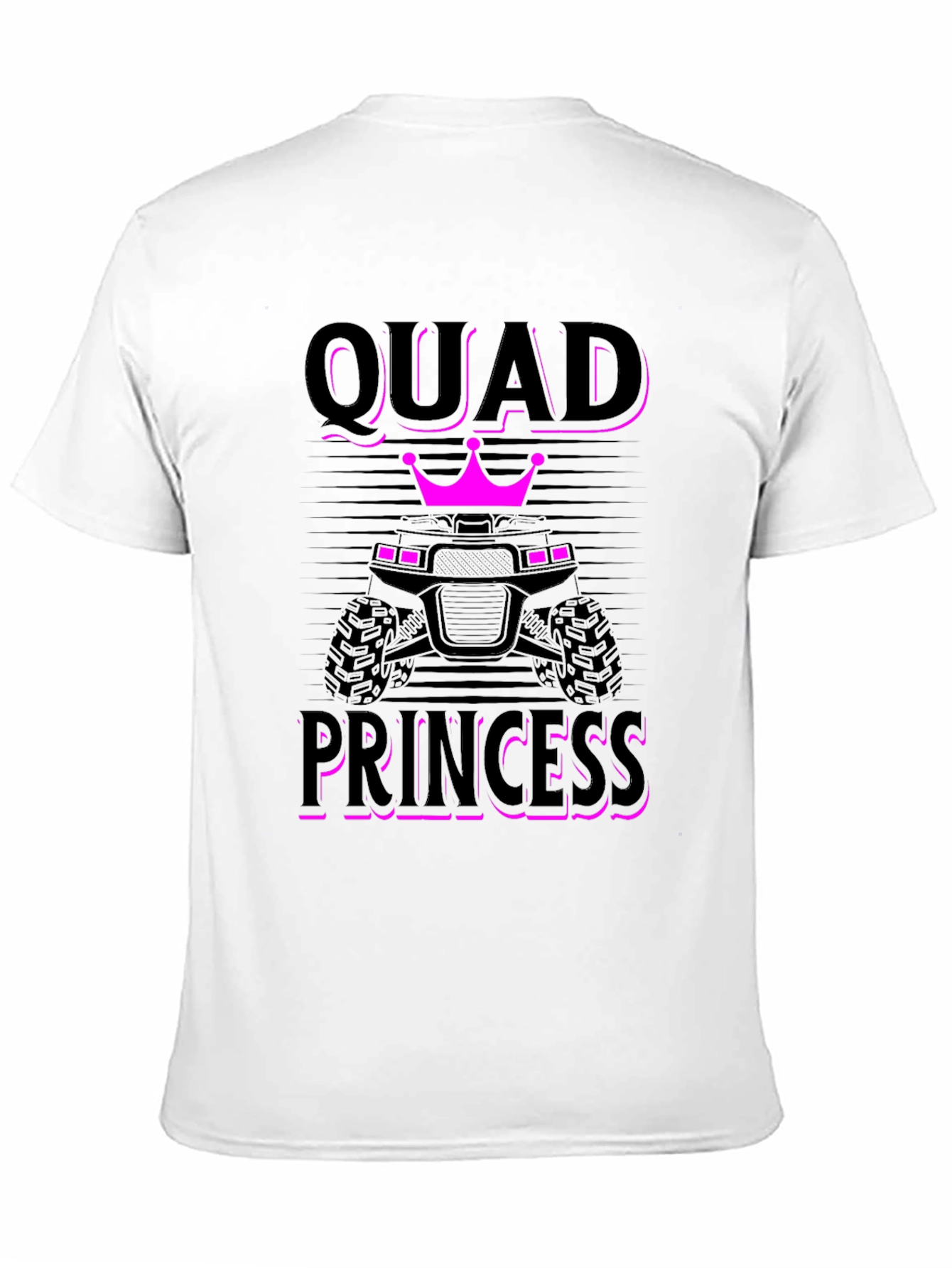 Quad Princess Graphic T-Shirt - Black