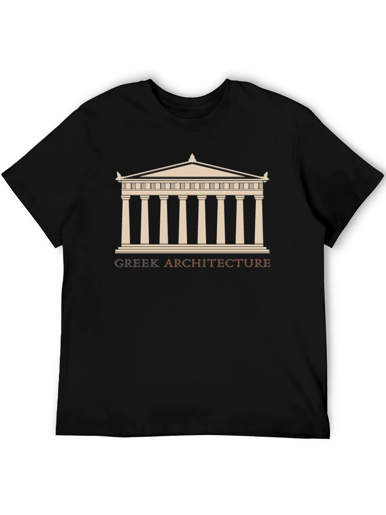 Greek Architecture Graphic T-Shirt