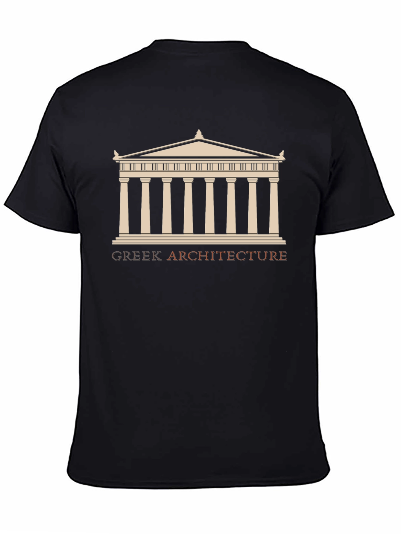Greek Architecture Graphic T-Shirt