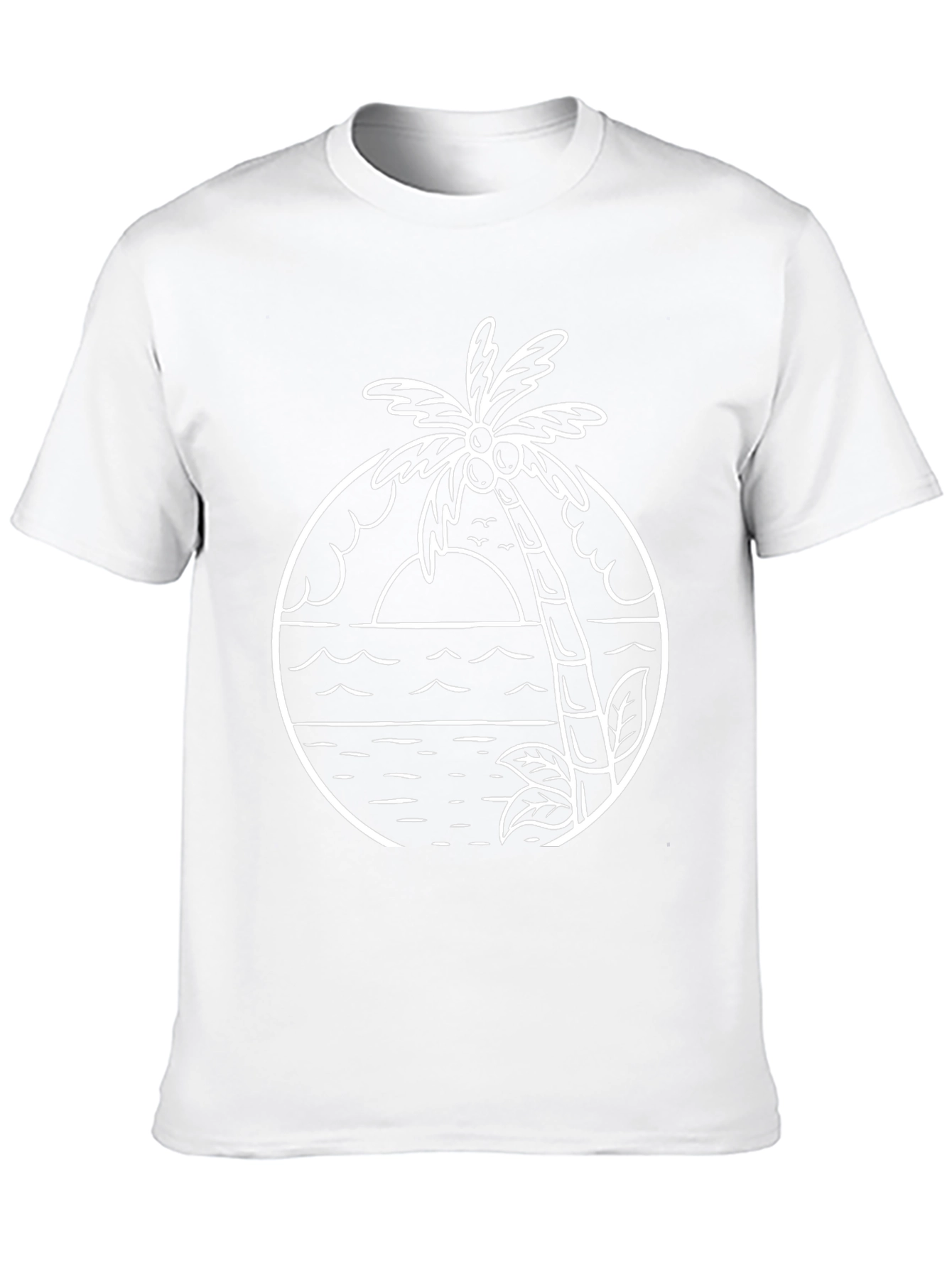 Palm Tree Graphic Tee - Island Vibes T-Shirt