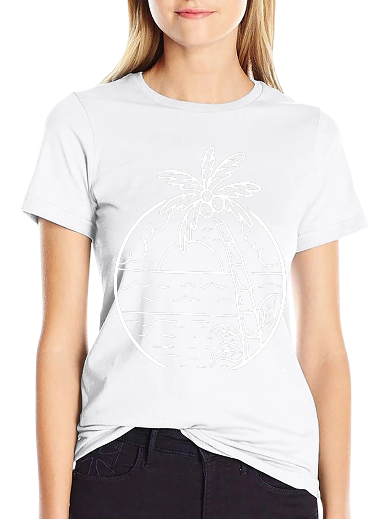 Palm Tree Graphic Tee - Island Vibes T-Shirt