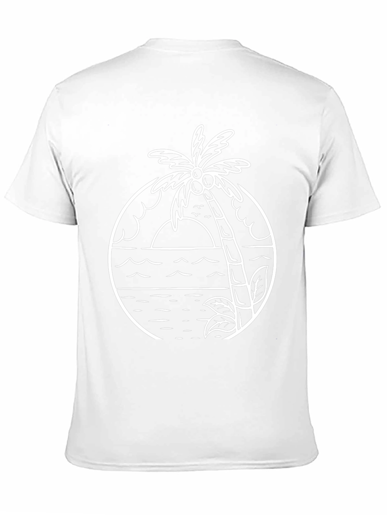 Palm Tree Graphic Tee - Island Vibes T-Shirt