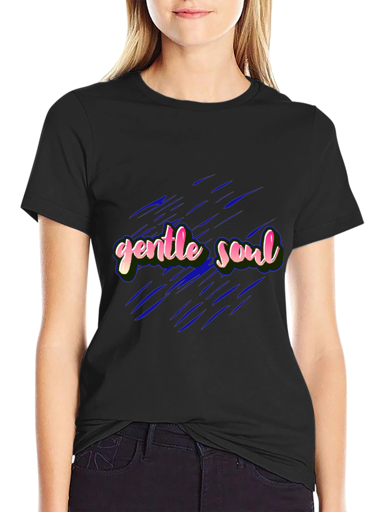 Gentle Soul Graphic Tee - Trendy Casual Wear