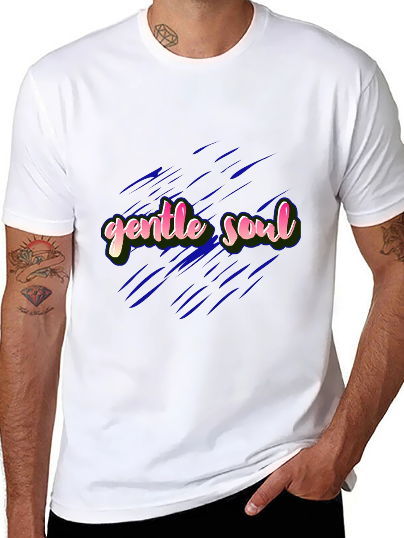Gentle Soul Graphic Tee - Trendy Casual Wear