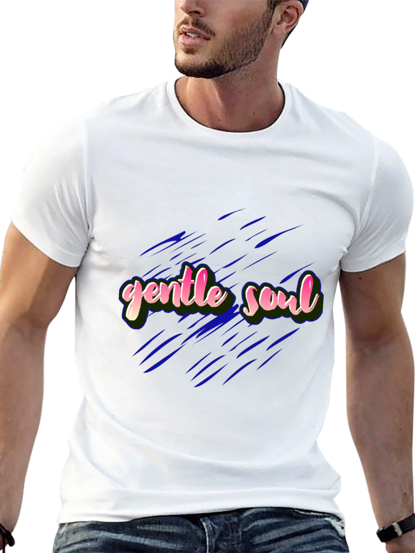 Gentle Soul Graphic Tee - Trendy Casual Wear