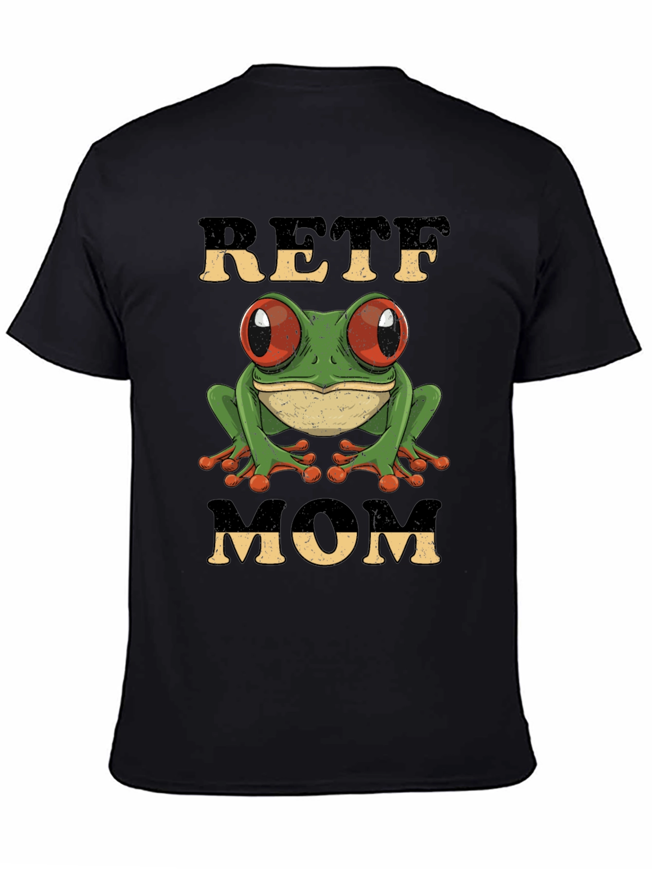 Retro Frog Mom Graphic T-Shirt