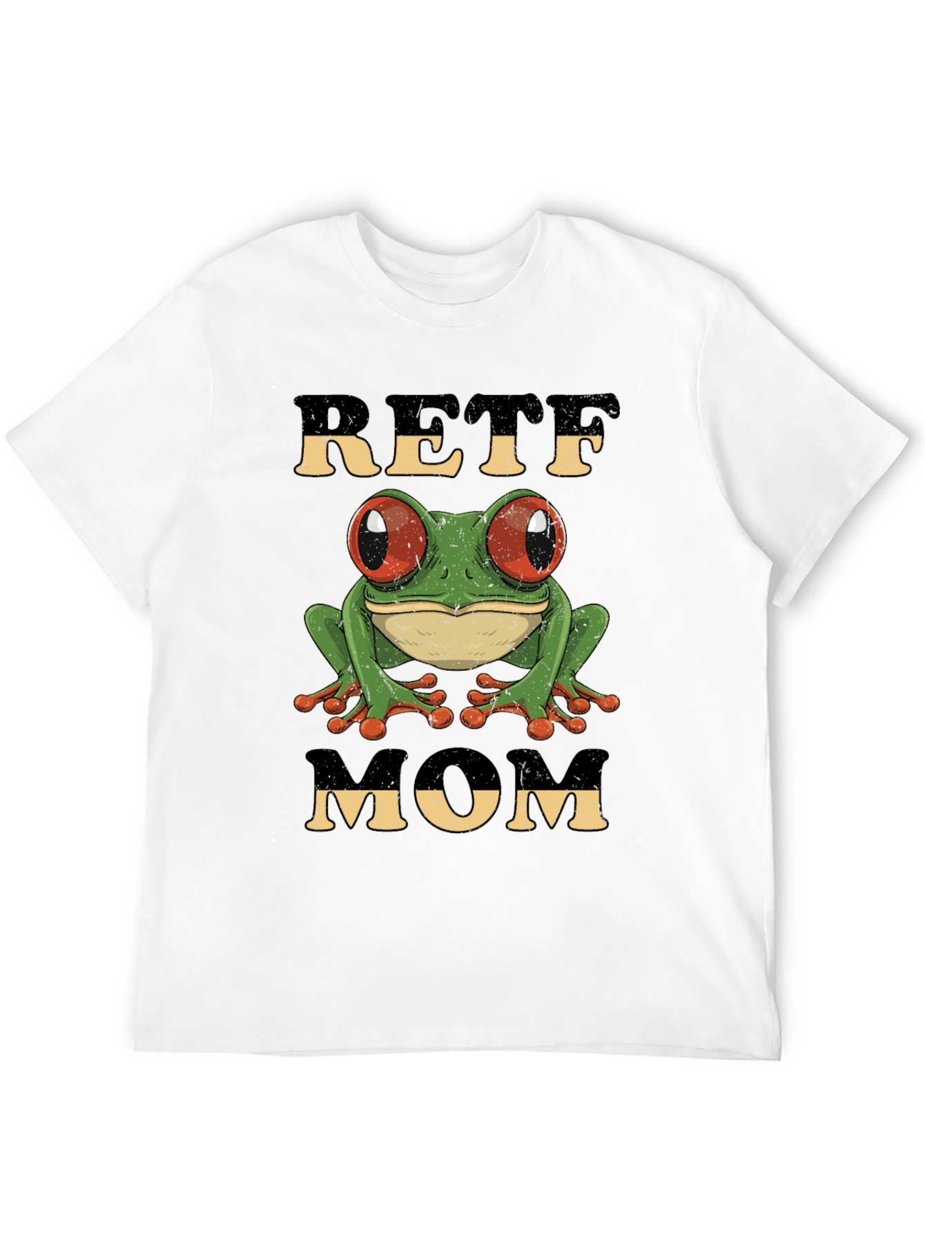 Retro Frog Mom Graphic T-Shirt