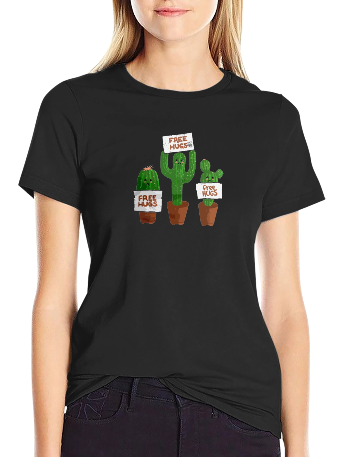 Cactus Free Hugs Graphic Tee