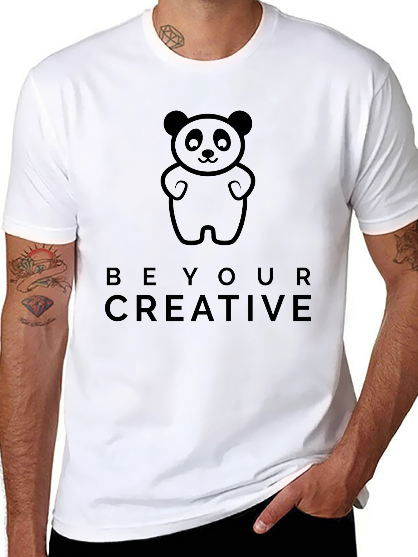 Be Your Creative Panda Graphic Tee