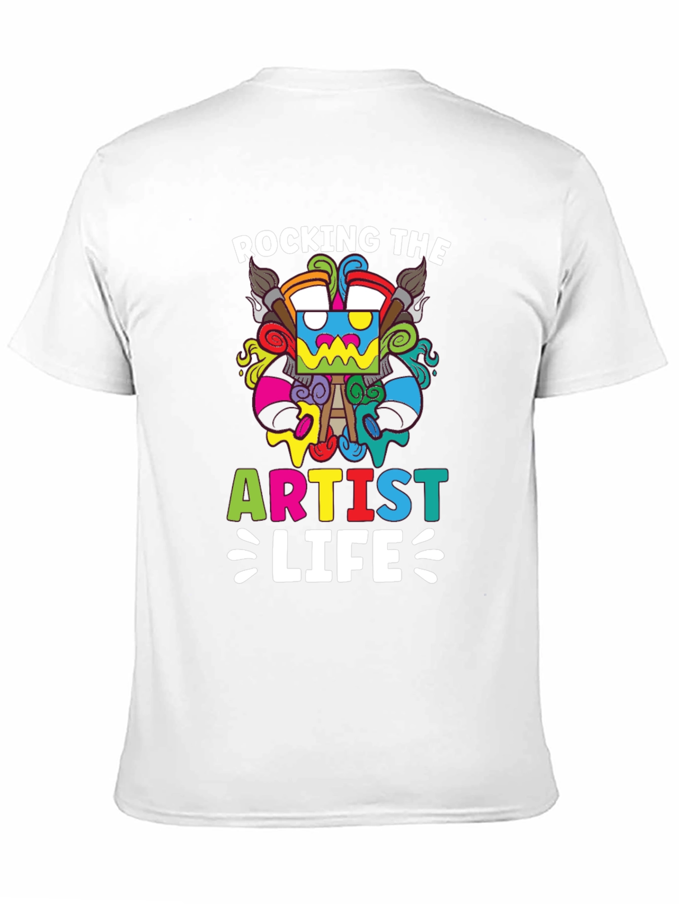 Rocking The Artist Life Black T-Shirt