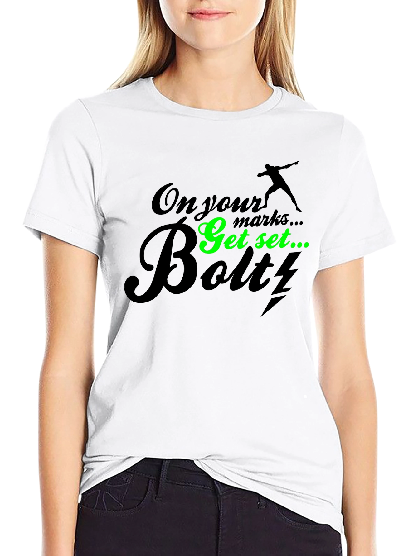 On Your Marks Bolt T-Shirt