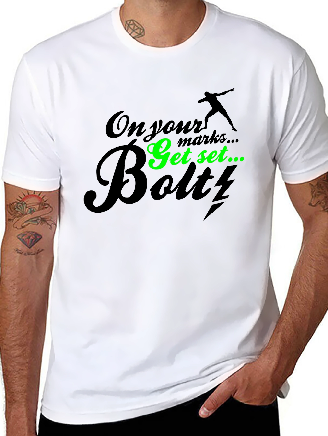 On Your Marks Bolt T-Shirt