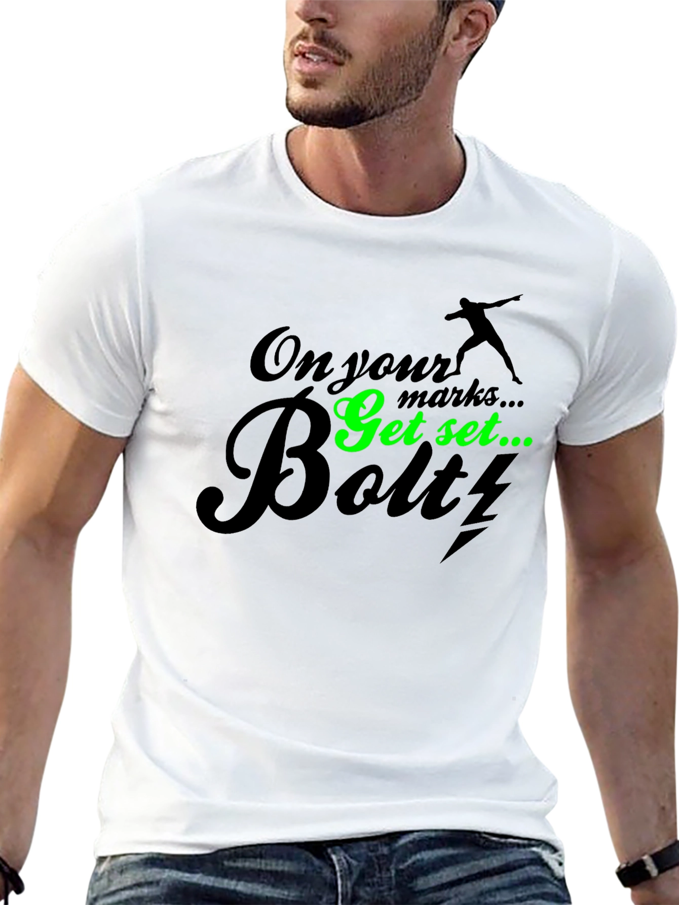 On Your Marks Bolt T-Shirt