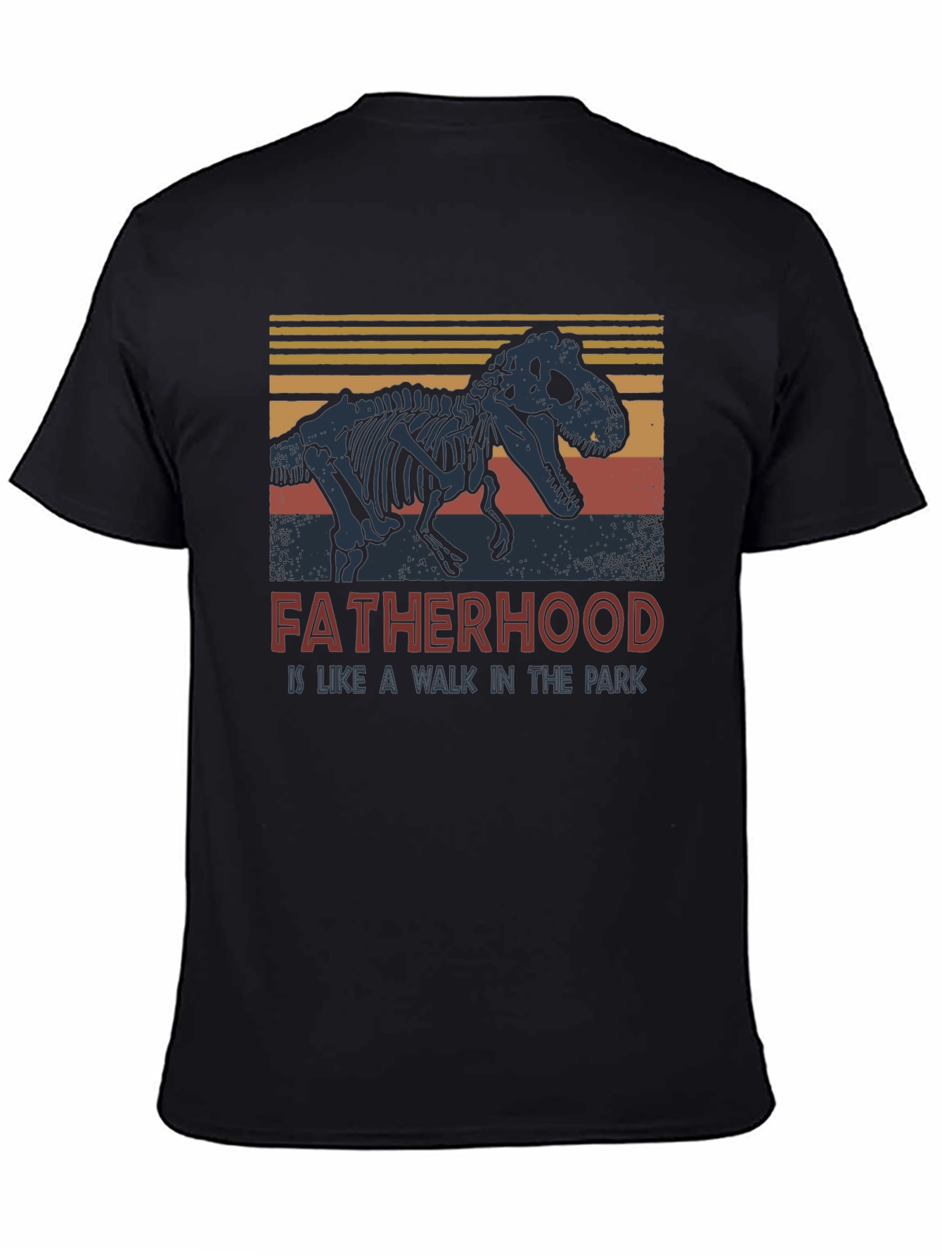 Fatherhood Dinosaur T-Shirt - Walk in the Park