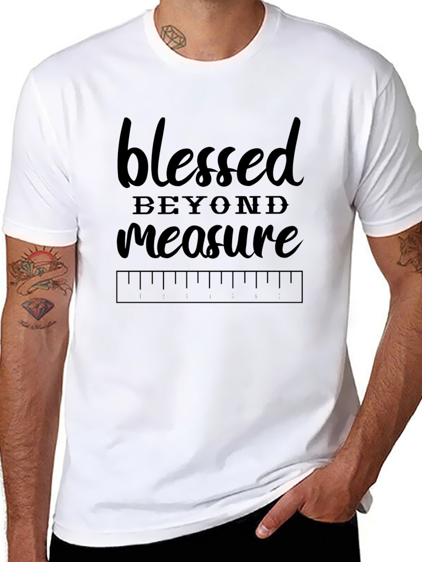 Blessed Beyond Measure Black T-Shirt
