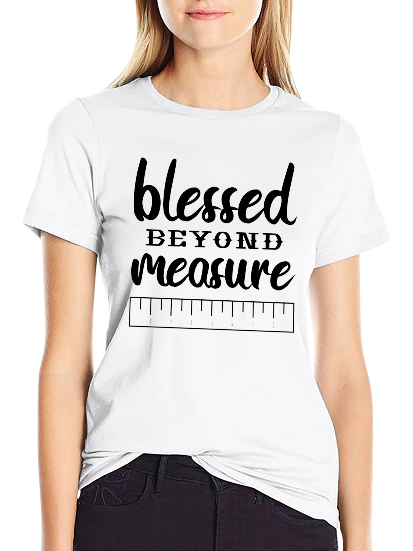Blessed Beyond Measure Black T-Shirt