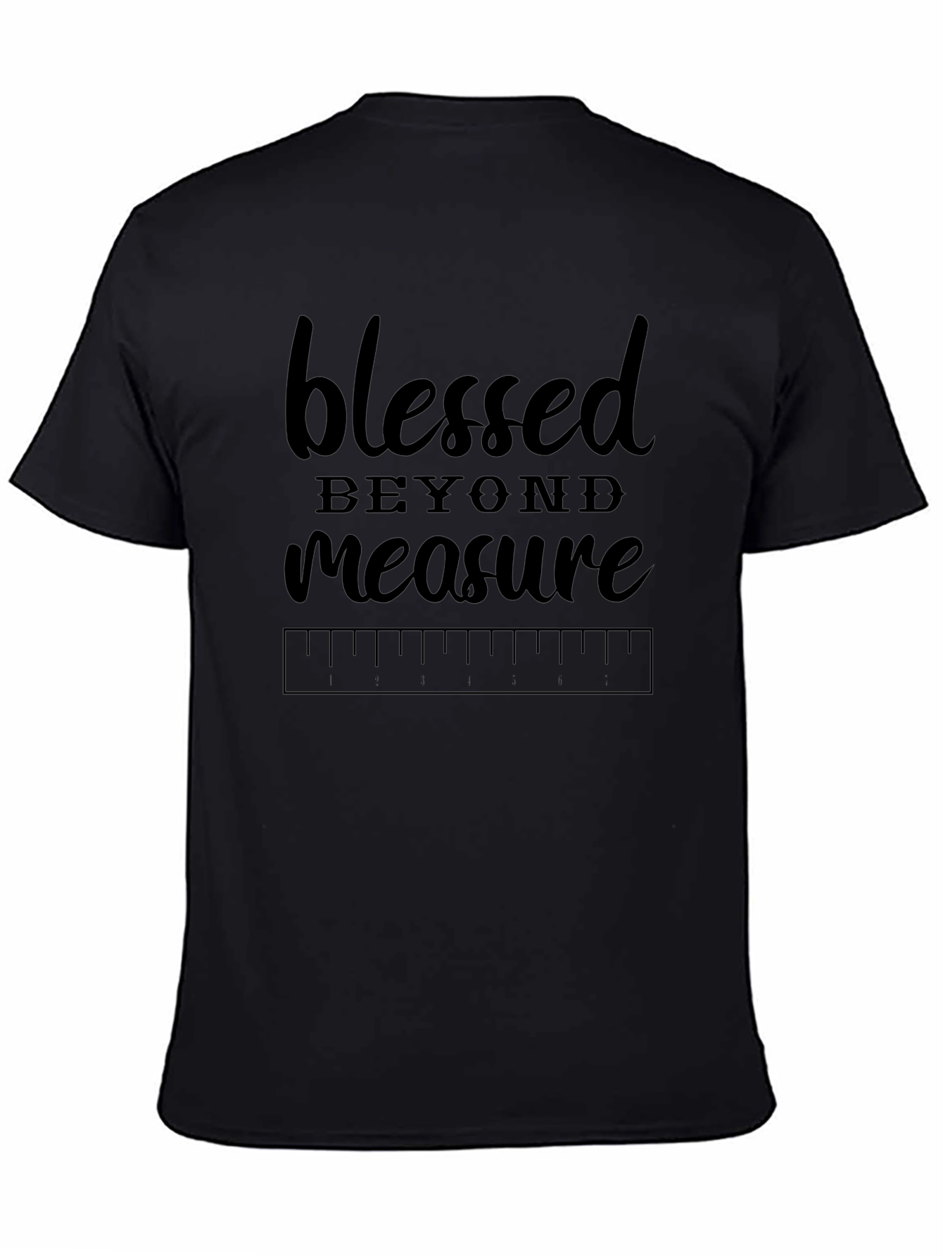 Blessed Beyond Measure Black T-Shirt