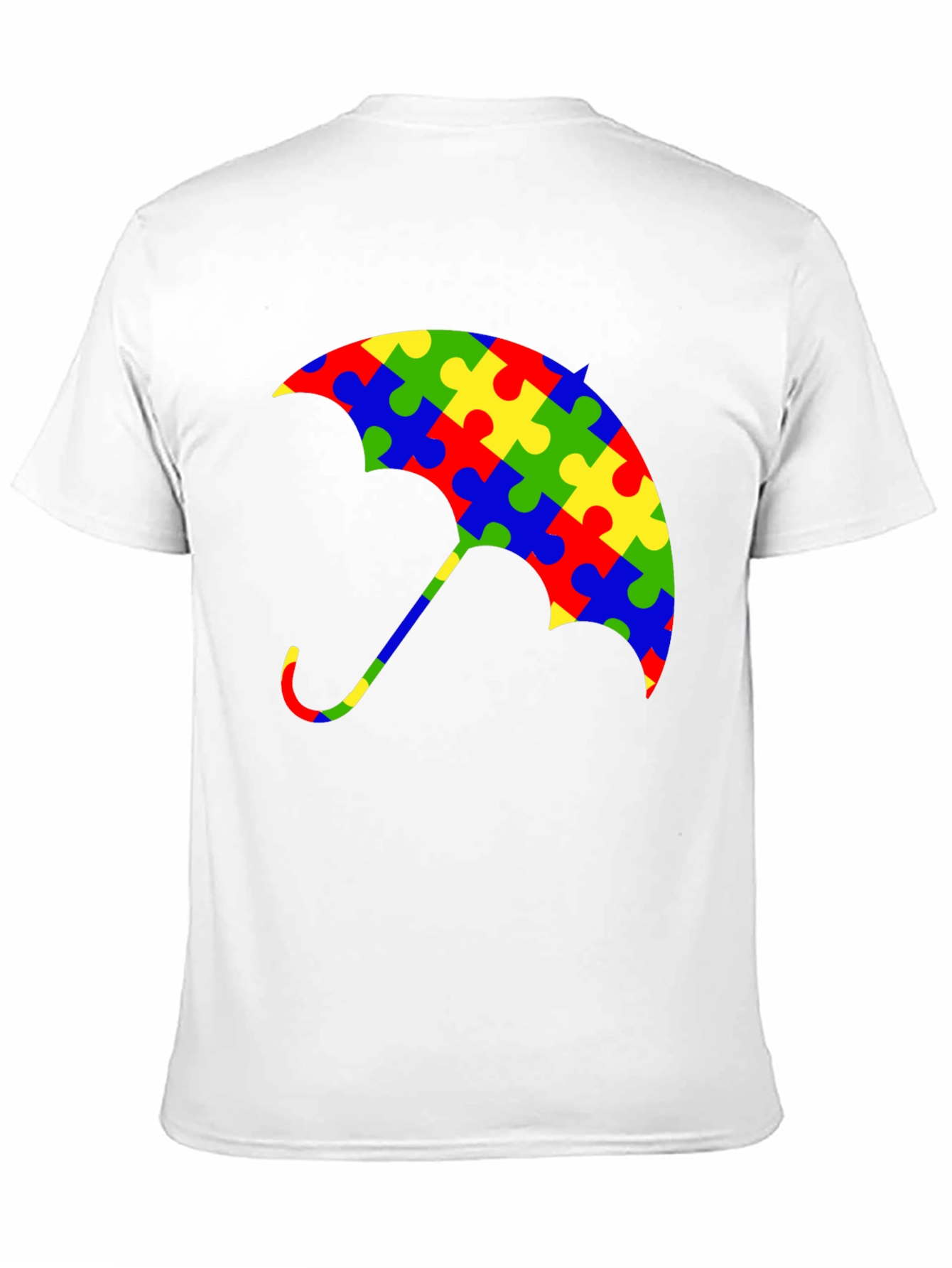 Autism Awareness Puzzle Piece Umbrella T-Shirt