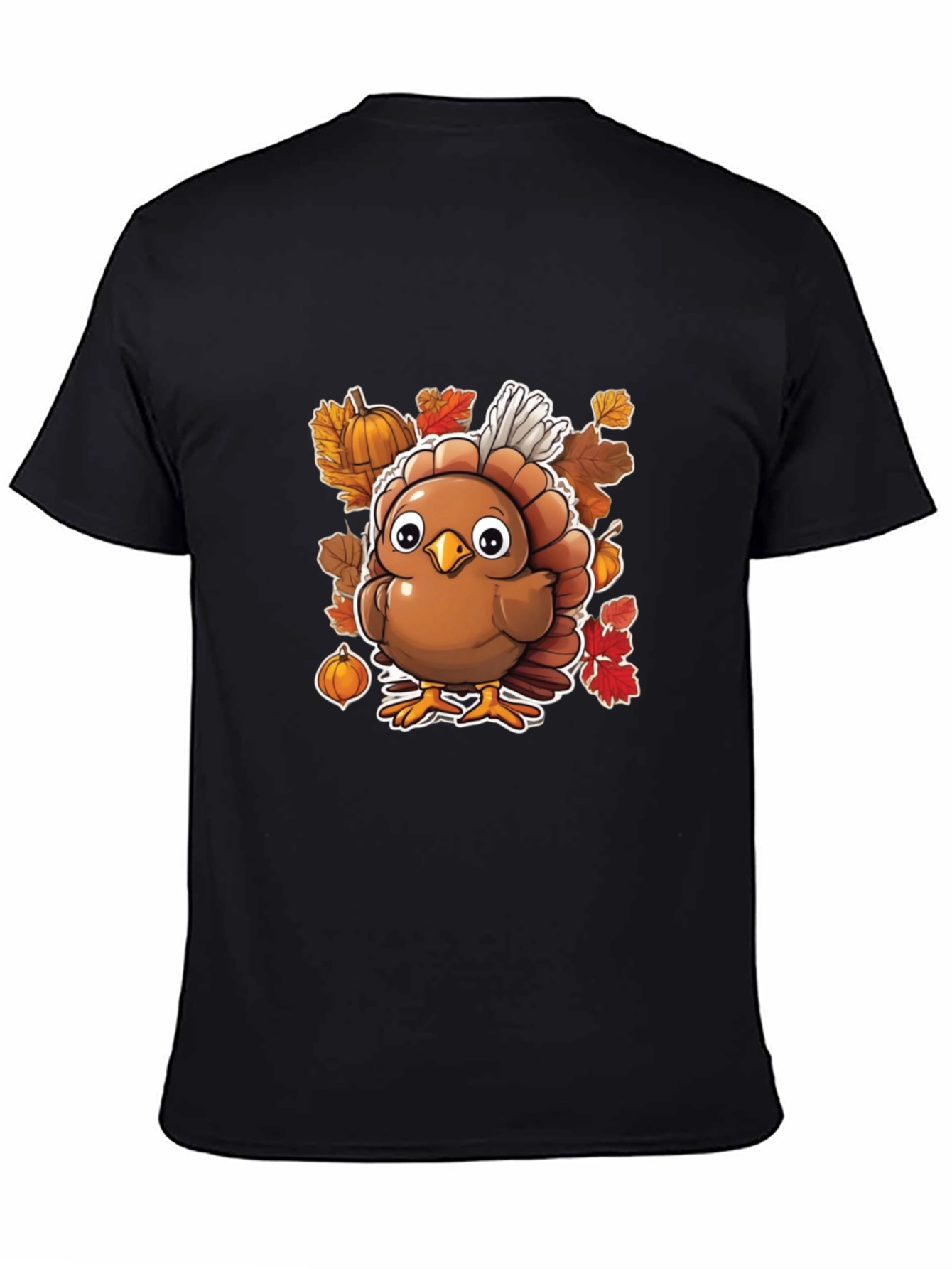 Thanksgiving Turkey Graphic Tee - Festive Fall Apparel