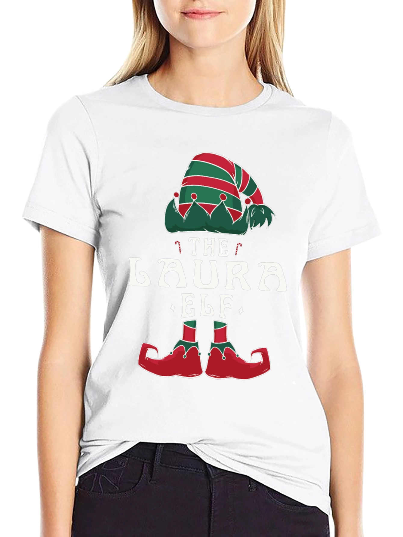 Laura Elf Shirt - Christmas Holiday Tee
