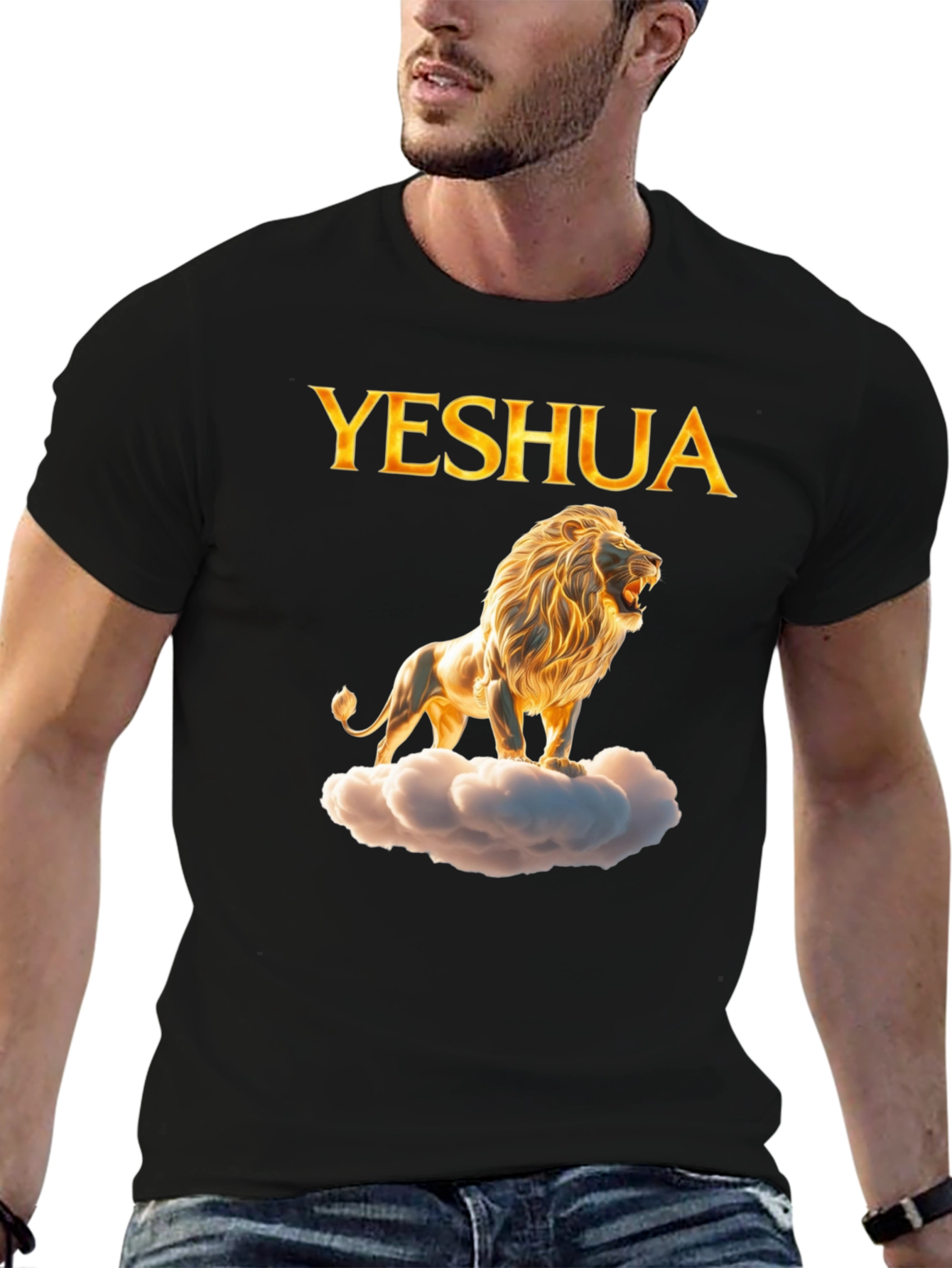 Yeshua Lion Cloud Graphic T-Shirt