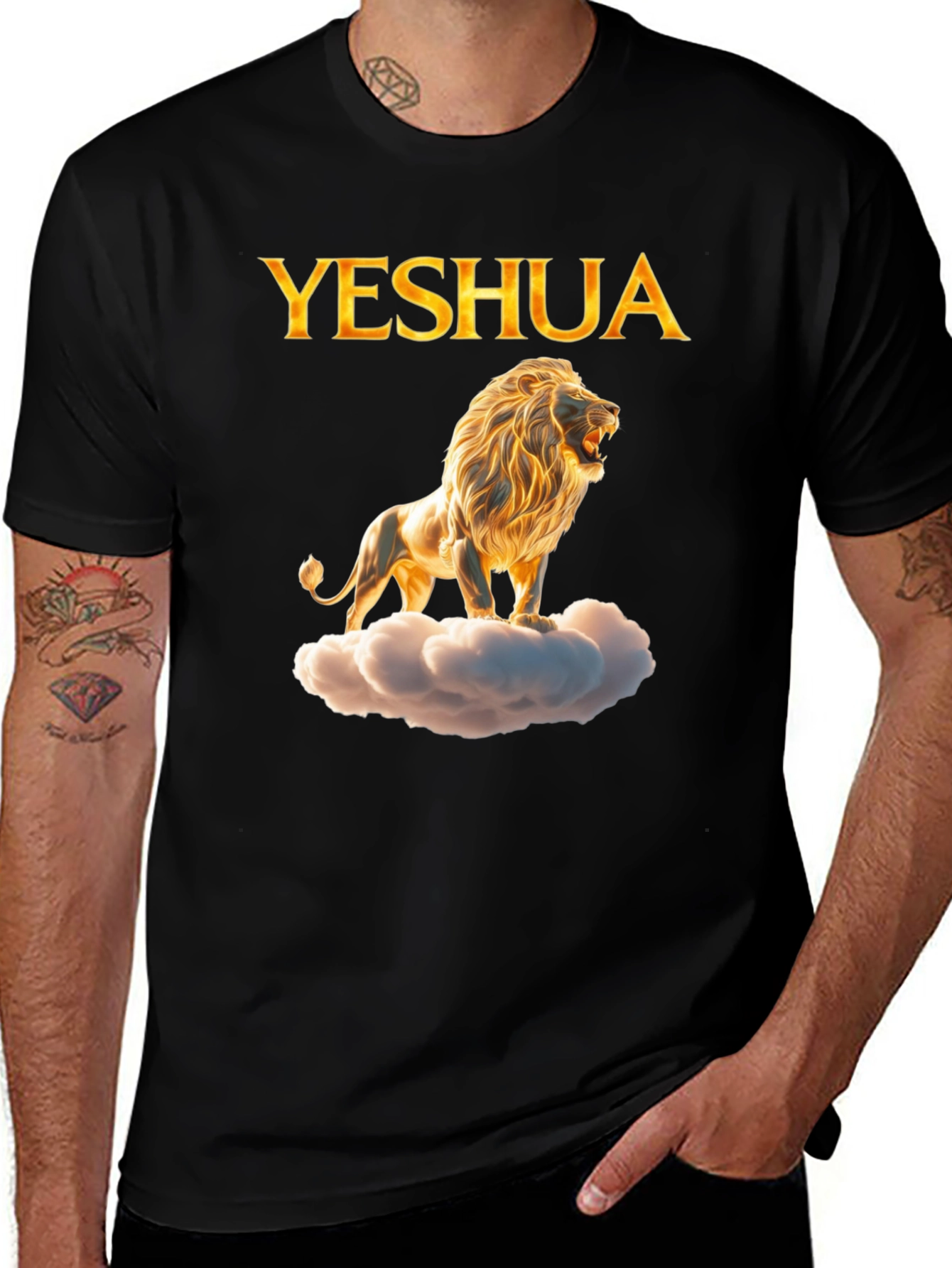 Yeshua Lion Cloud Graphic T-Shirt
