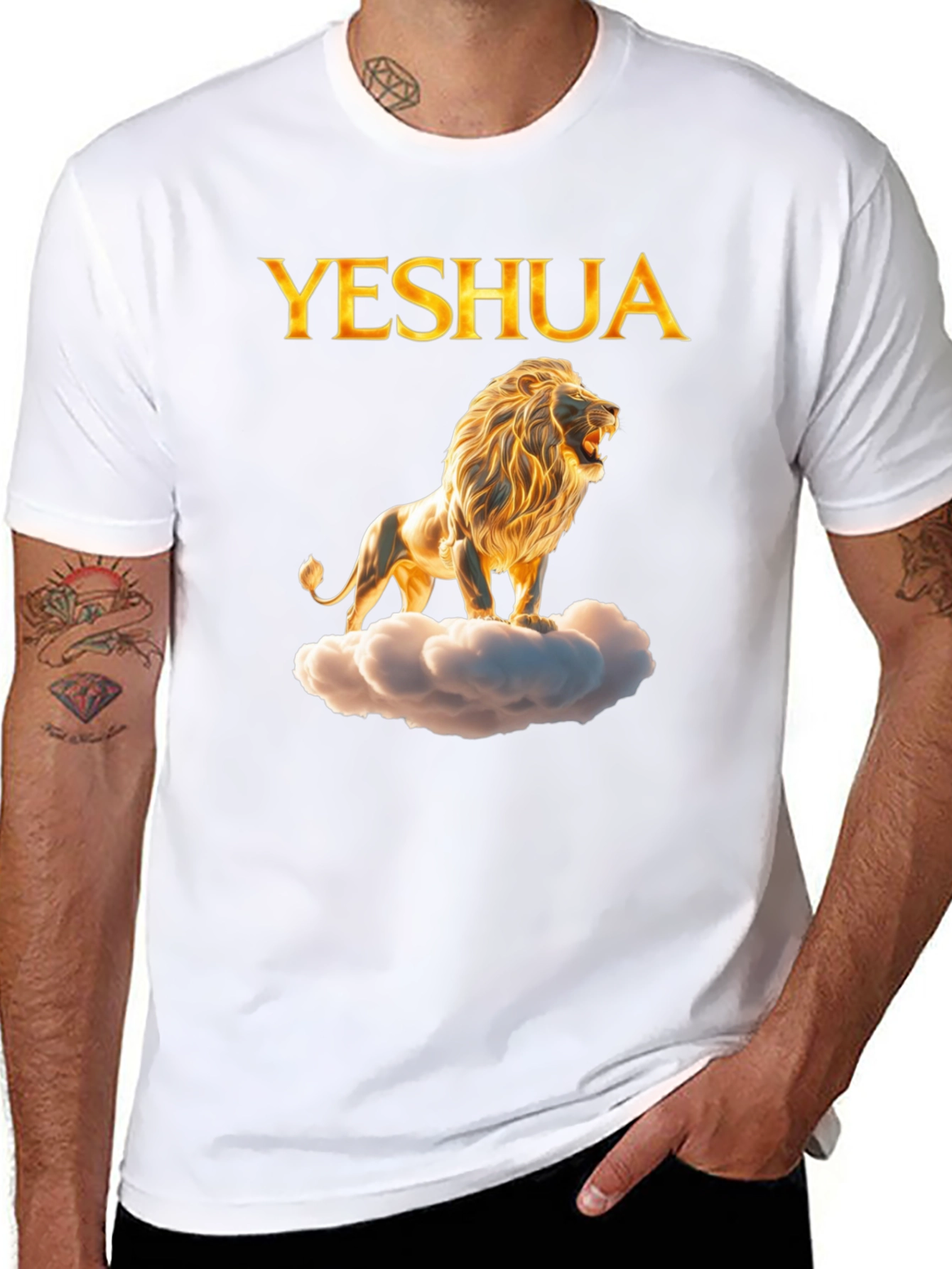 Yeshua Lion Cloud Graphic T-Shirt