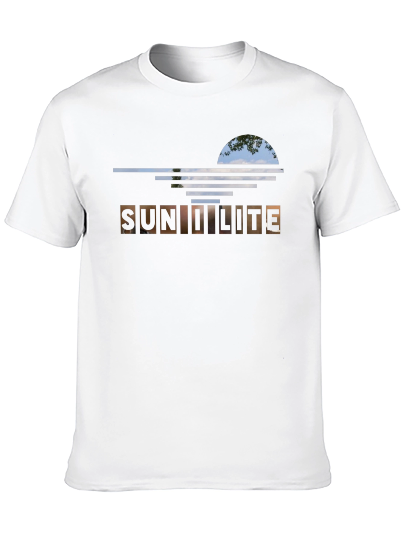 Sunlit Design Black T-Shirt