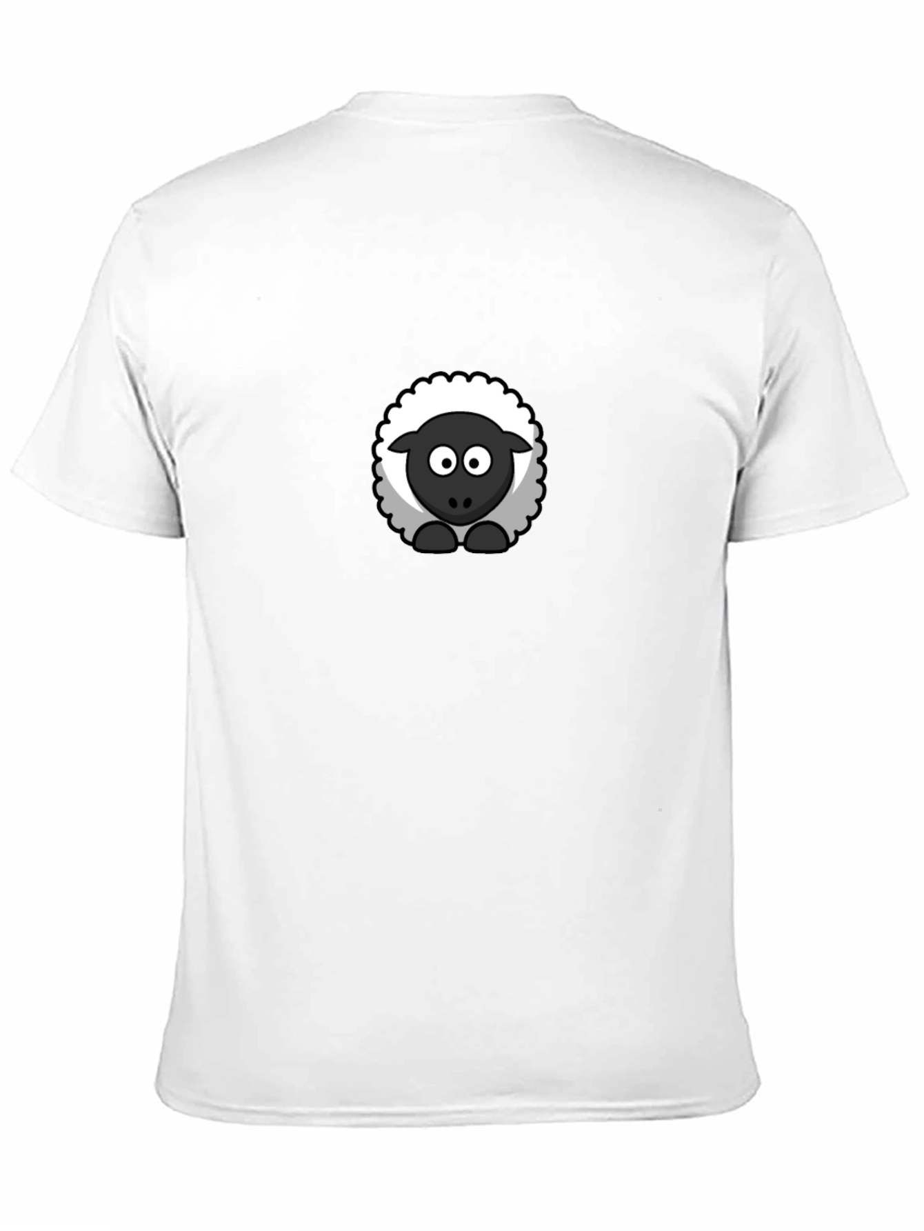 Black Sheep Graphic Tee - Cute Cartoon Animal Shirt