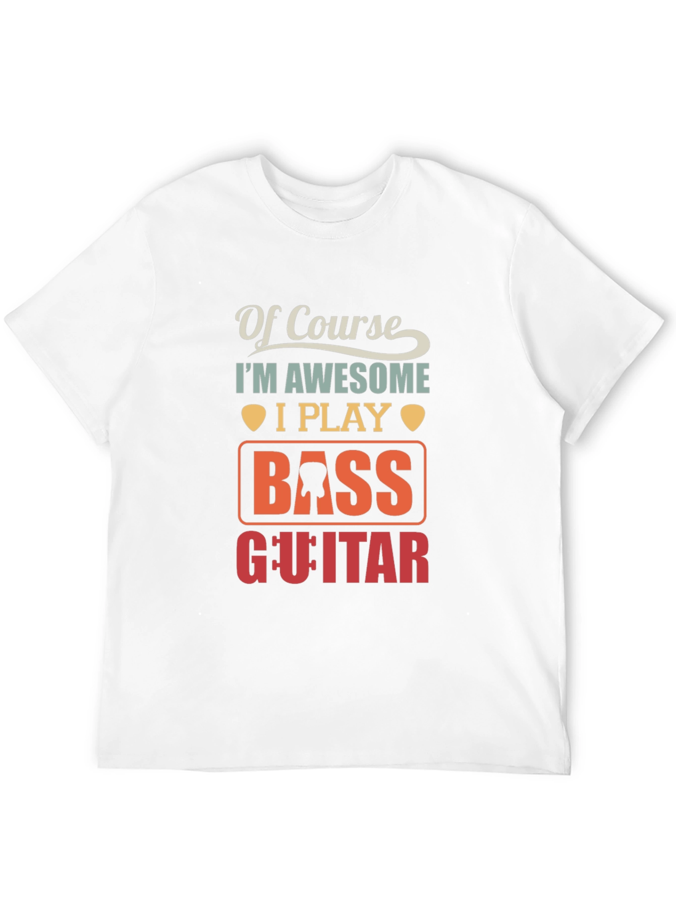 Bass Guitar Awesome Player Graphic T-Shirt