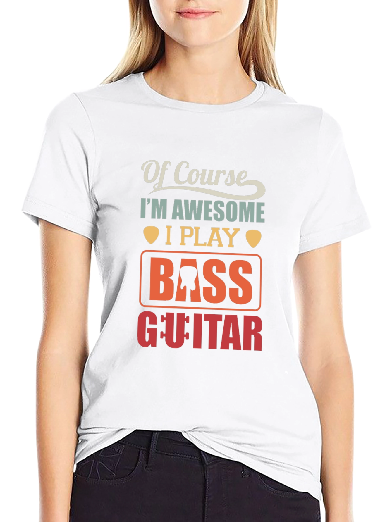 Bass Guitar Awesome Player Graphic T-Shirt