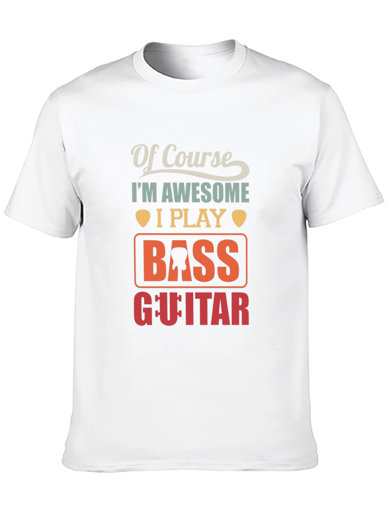 Bass Guitar Awesome Player Graphic T-Shirt