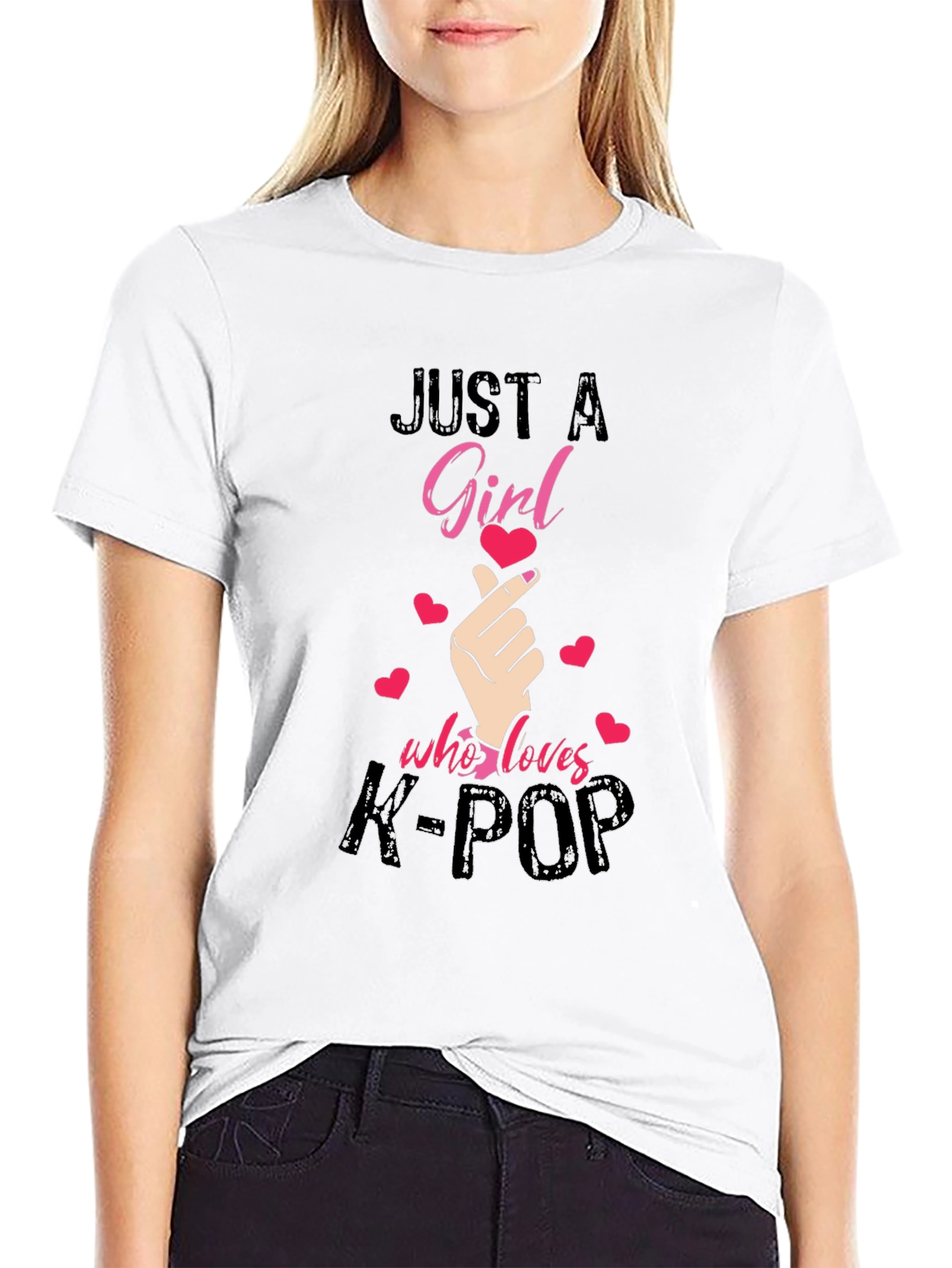 Just a Girl Who Loves K-Pop T-Shirt