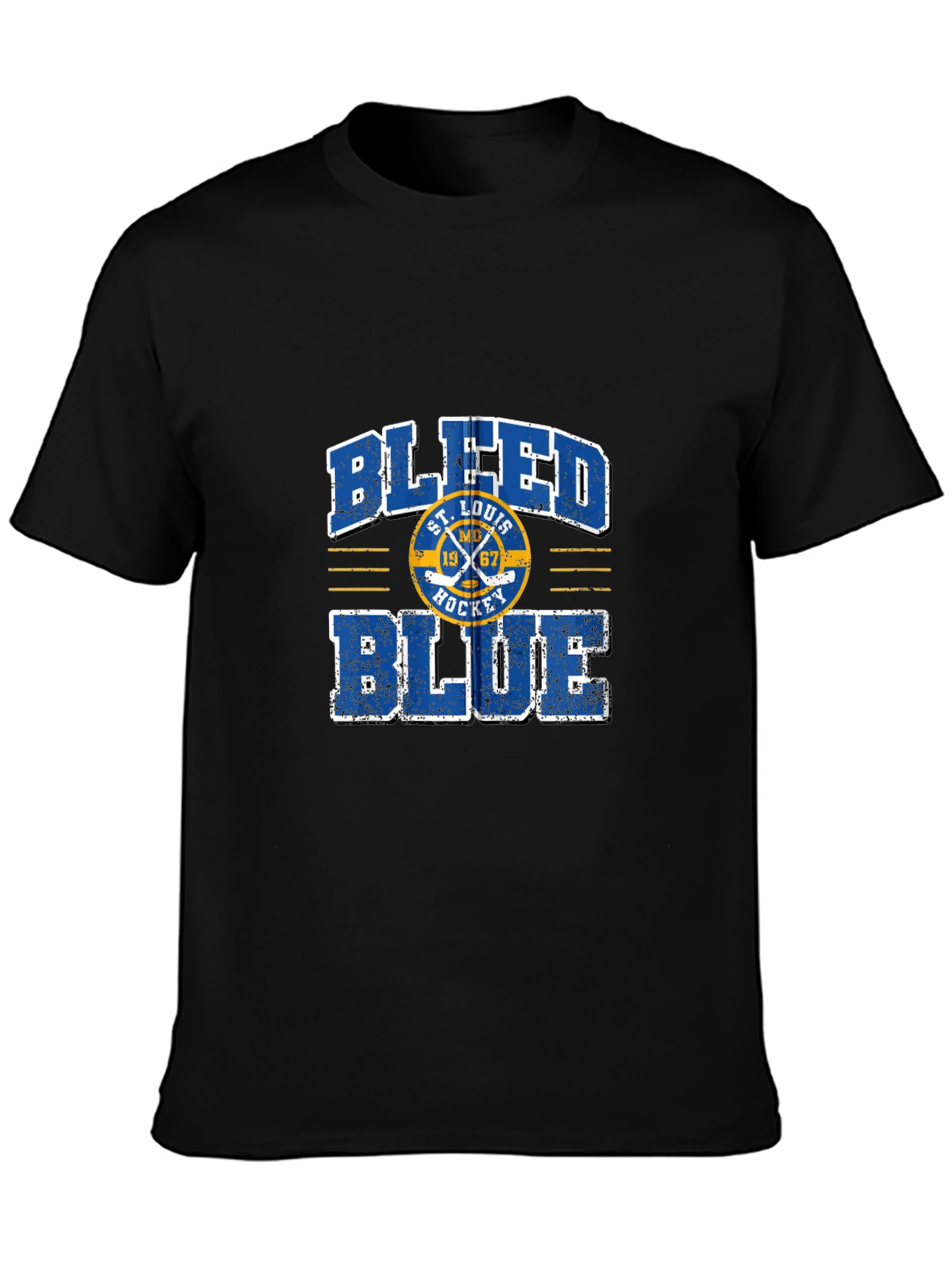 St. Louis Hockey Bleed Blue Tee