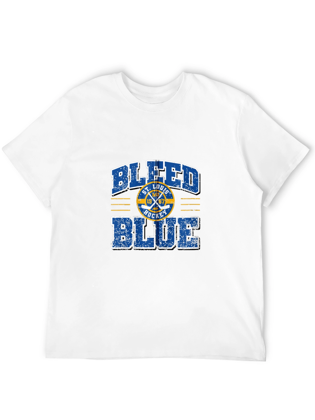 St. Louis Hockey Bleed Blue Tee