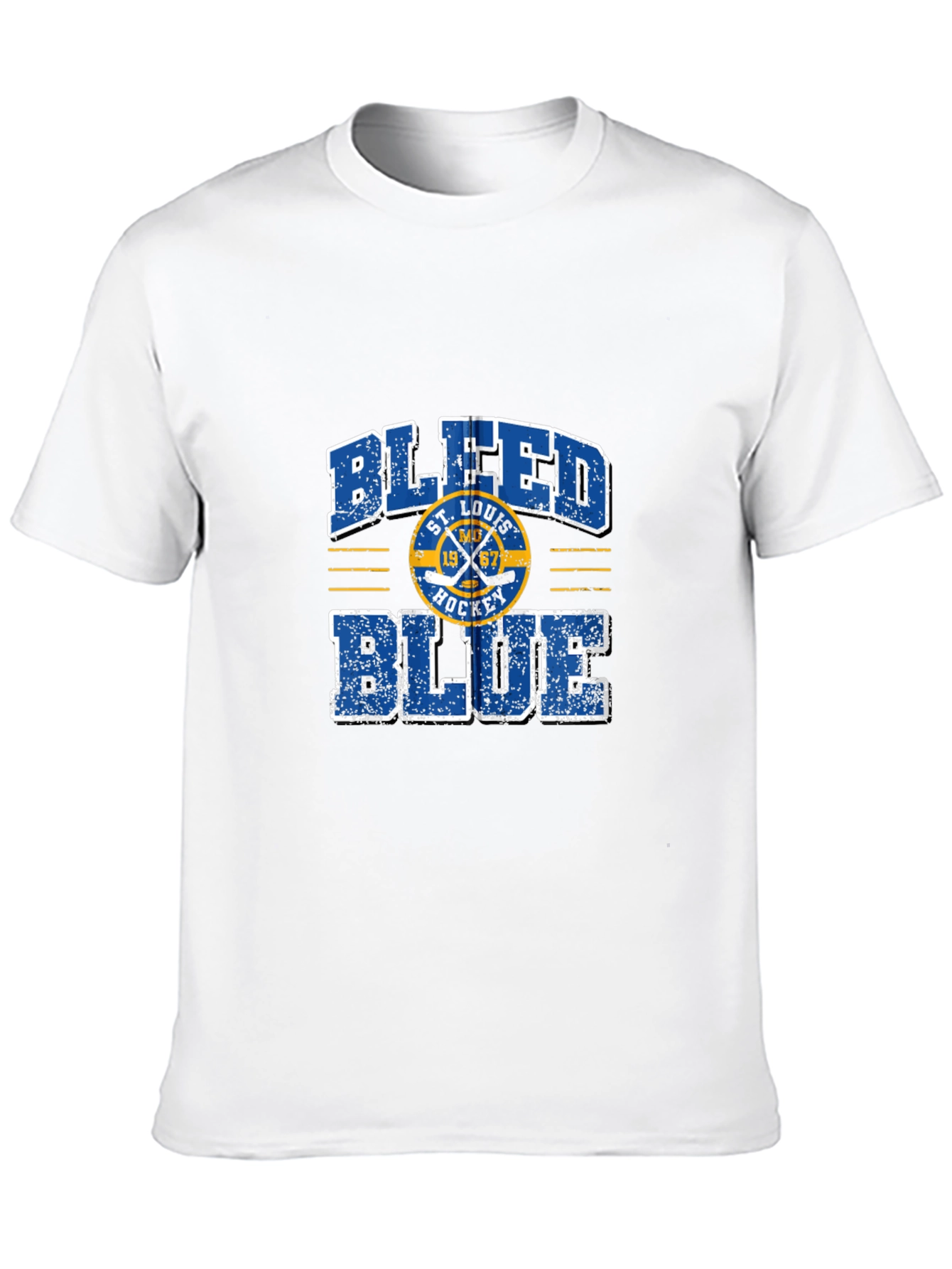 St. Louis Hockey Bleed Blue Tee