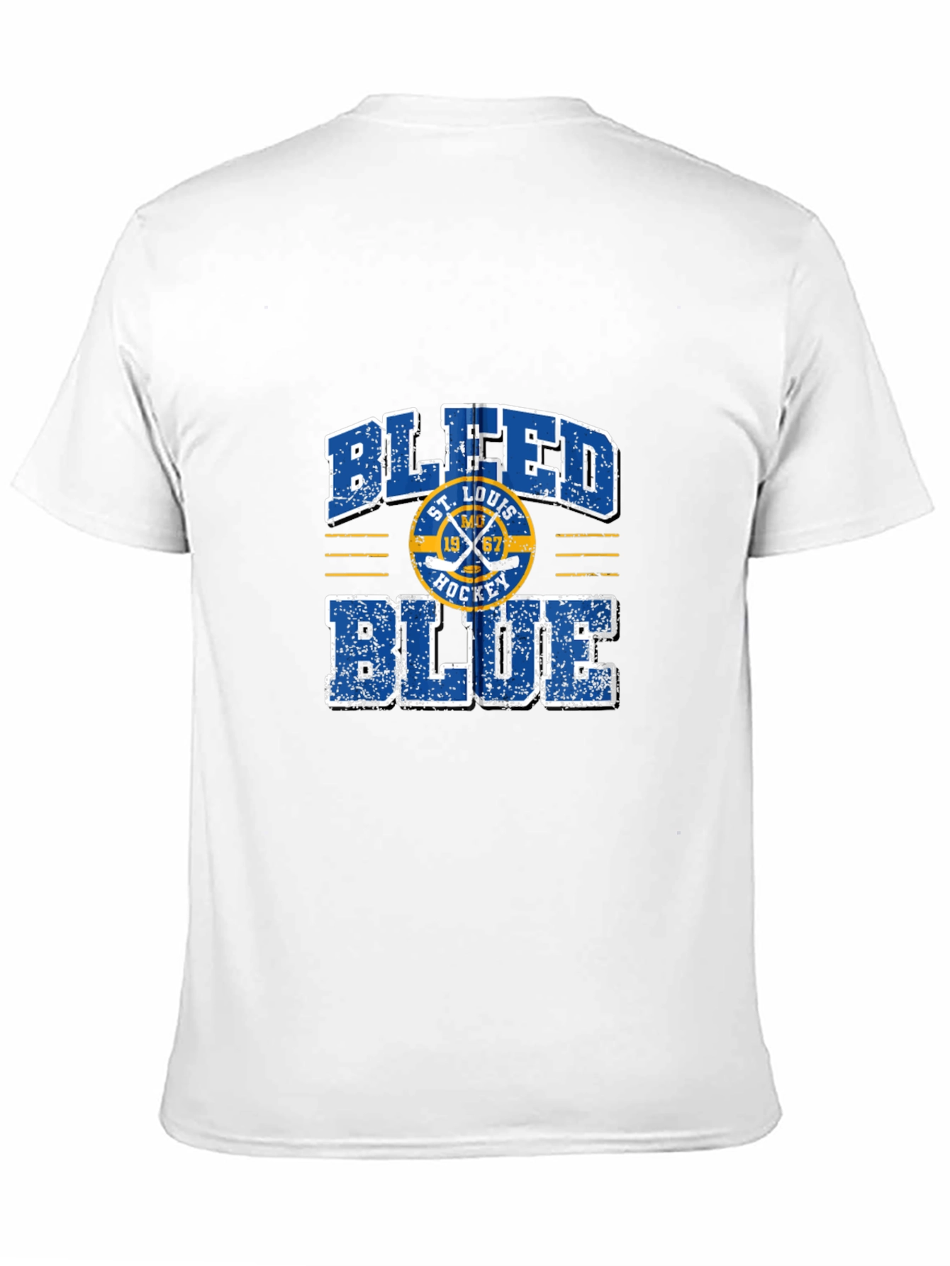 St. Louis Hockey Bleed Blue Tee