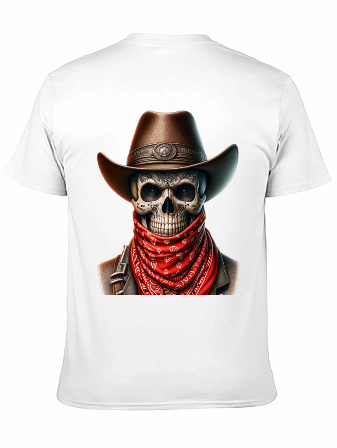 Cowboy Skull Graphic Tee - Black
